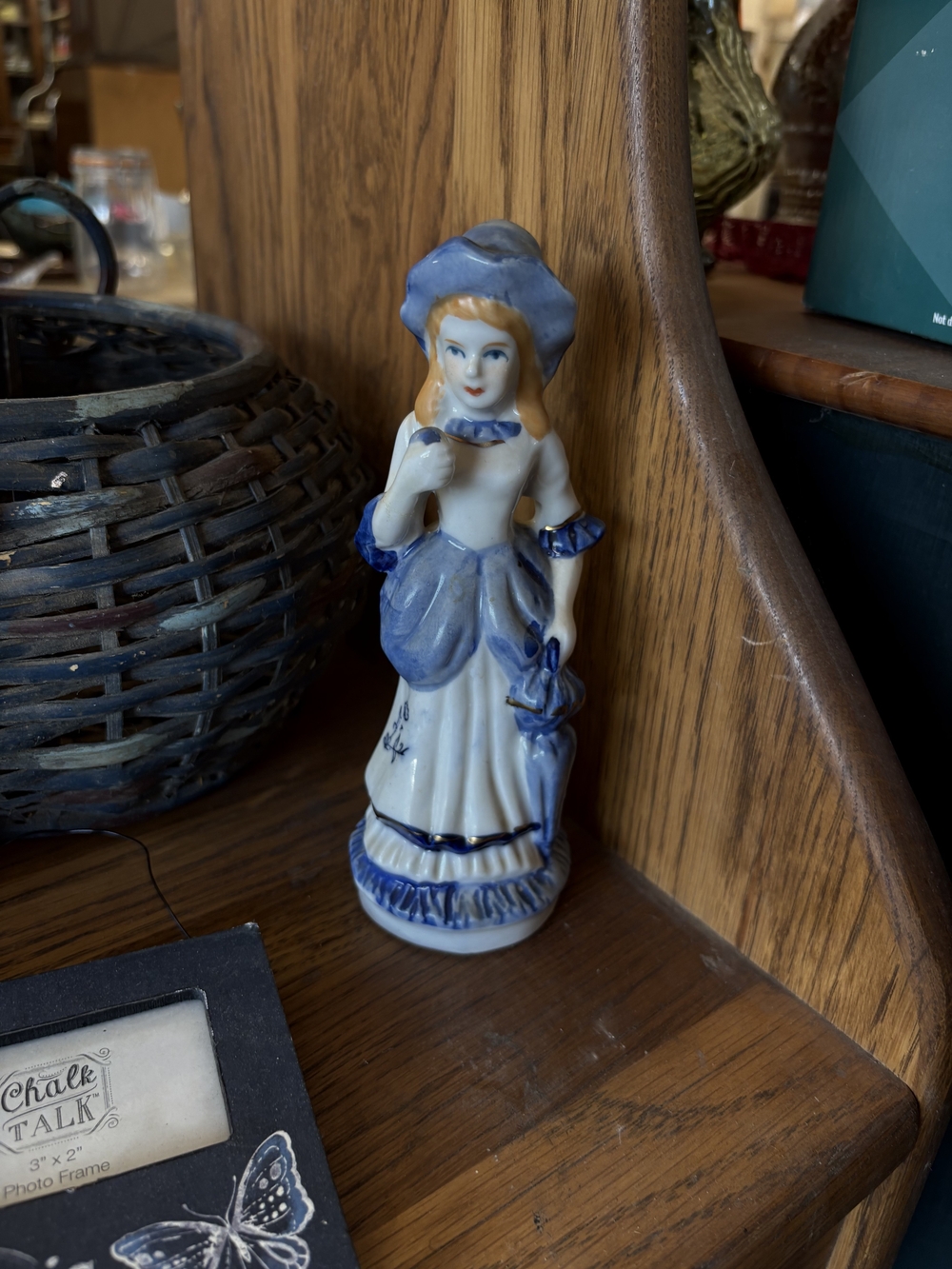 Vintage Porcelain Victorian Lady Figurine